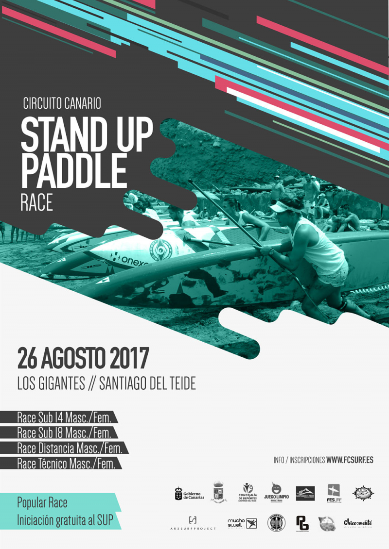 RACE STAND UP PADDLE LOS GIGANTES-SANTIAGO DEL TEIDE-PB - NO FEDERADOS - - Inscríbete