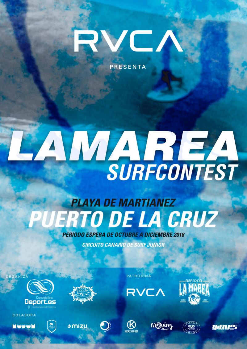 CIRCUITO CANARIO DE SURFING 2018 LA MAREA MARTIANEZ   - Inscríbete