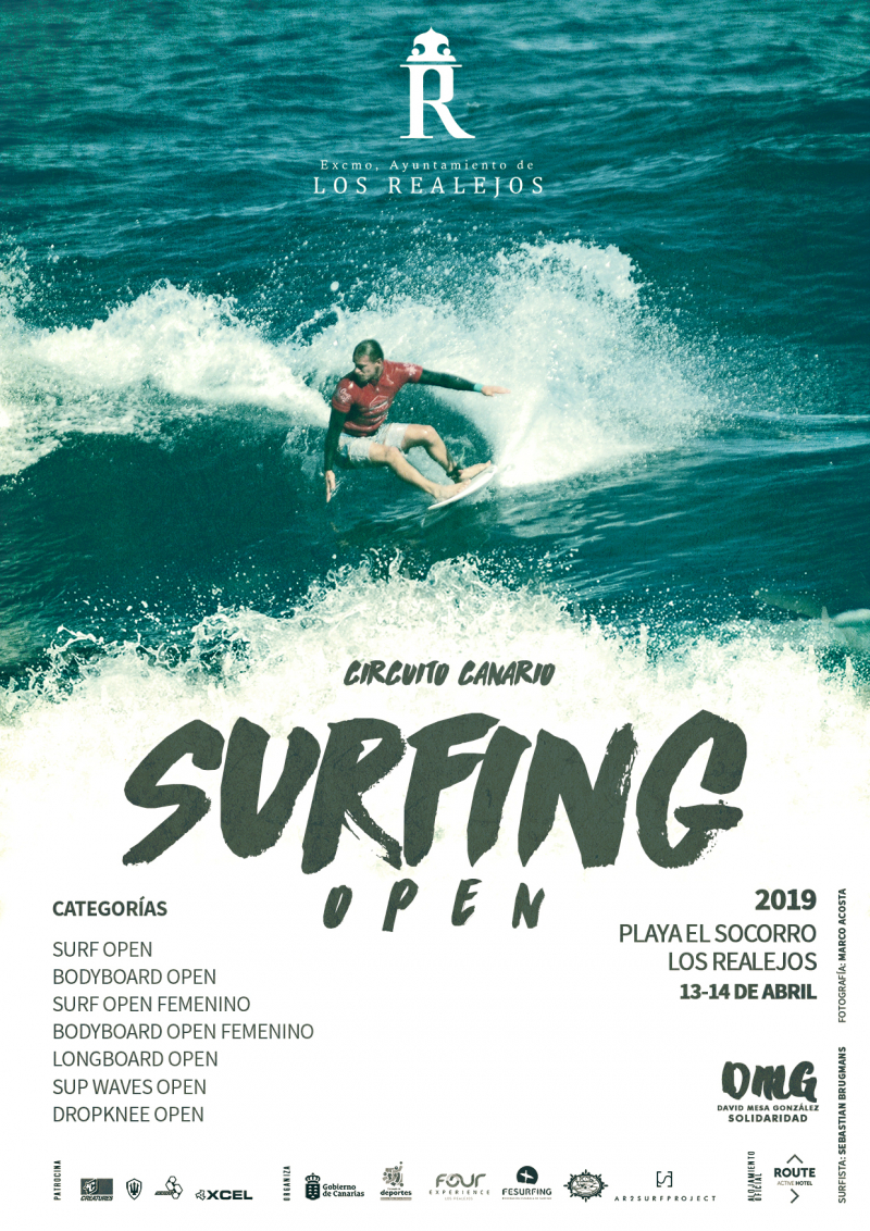 OPEN SURF Y BODYBOARD PLAYA EL SOCORRO 2019 - Inscríbete