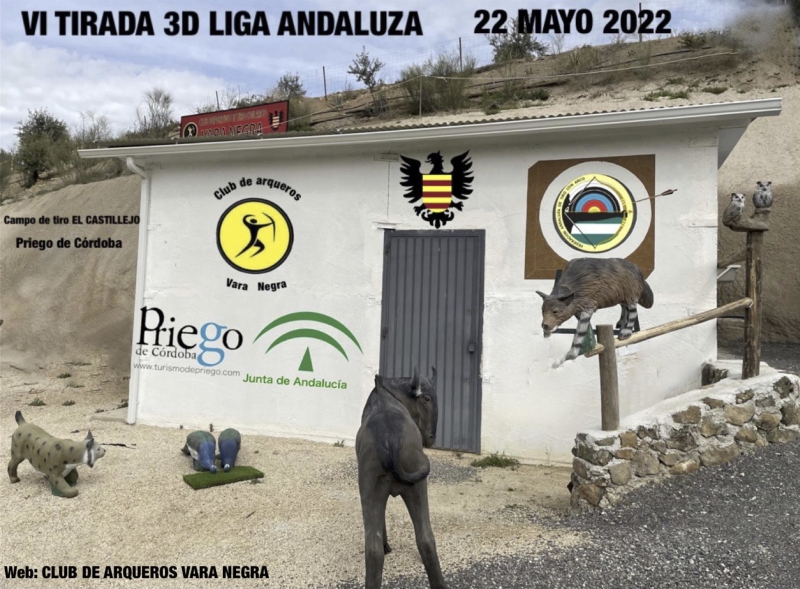 6ª JORNADA DE LIGA ANDALUZA DE 3D (LA3D) 2022  -PRIEGO DE CORDOBA--  - Inscríbete