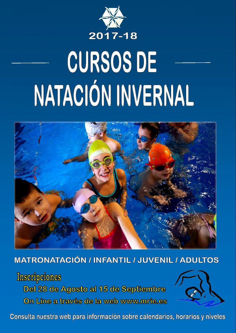 CURSOS DE NATACIÓN INVERNAL 2017/2018 - Inscríbete