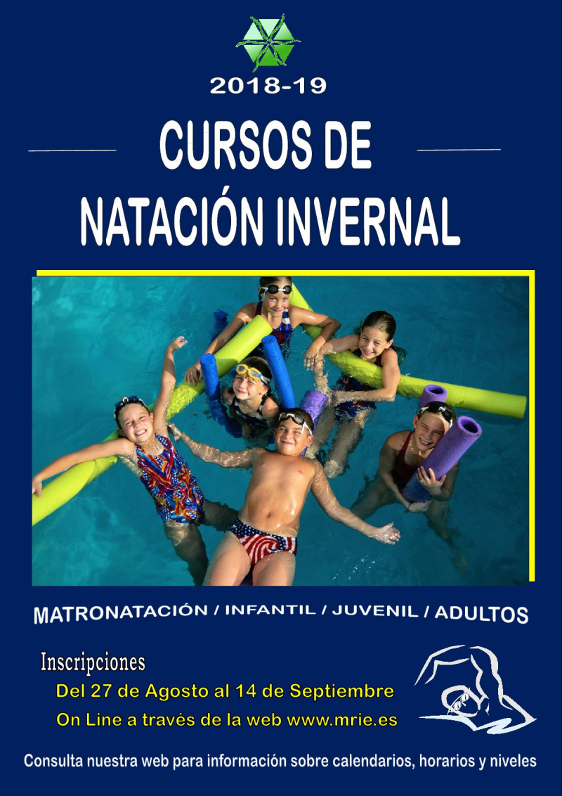 CURSOS DE NATACIÓN INVERNAL 2018/19 - Inscríbete