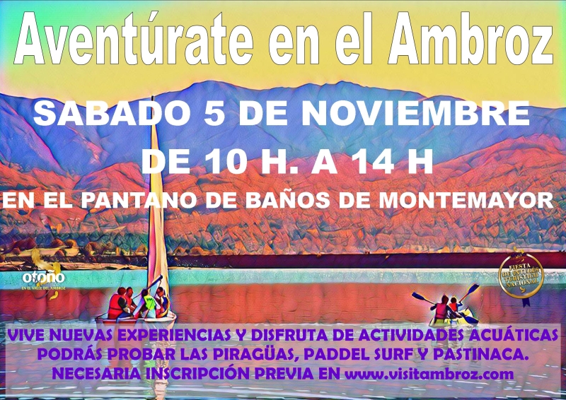 AVENTÚRATE EN EL AMBROZ (ACTIVIDADES ACUÁTICAS) - Inscríbete