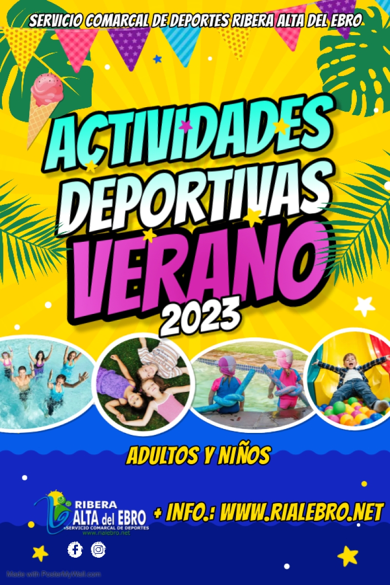 ACTIVIDADES DEPORTIVAS VERANO SOBRADIEL 2023 - Inscríbete