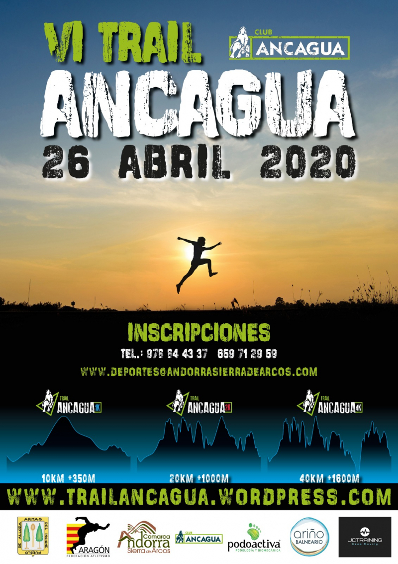 6º TRAIL ANCAGUA DE MONTAÑA ALLOZA 2020 - Inscreva-se