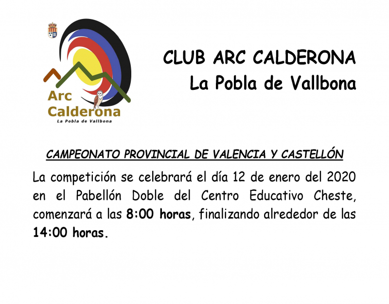 CAMPEONATO PROVINCIAL DE SALA (VALENCIA Y CASTELLÓN) 2020 - Inscríbete