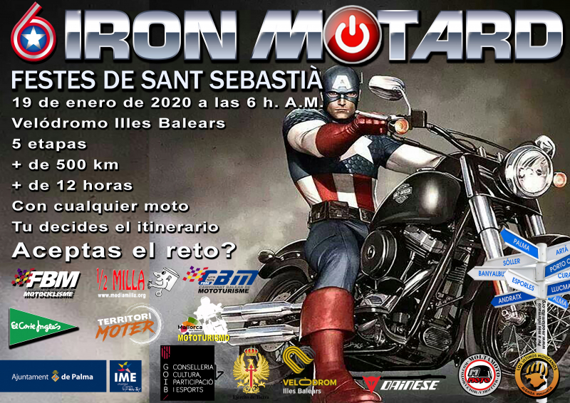 6º IRON MOTARD  FESTES DE SANT SEBASTIÀ 2020 - Register
