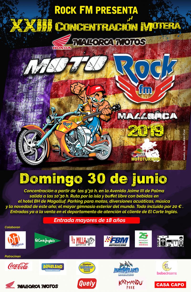 XXIII MOTO ROCK FM MALLORCA - Inscríbete