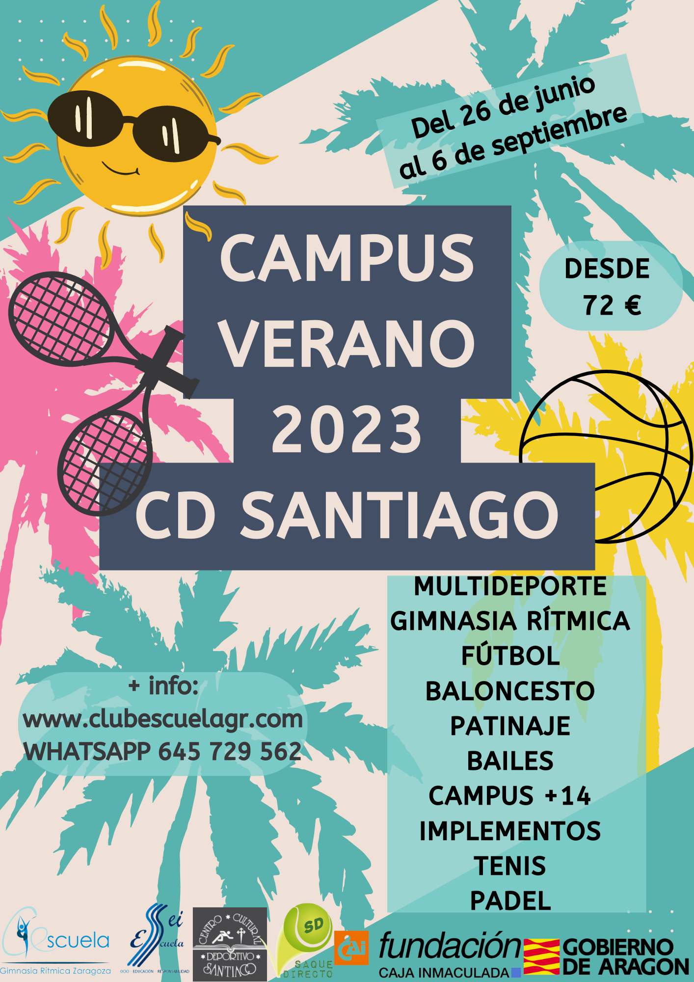 C.D. SANTIAGO - CAMPUS DE VERANO 2023 - Inscríbete