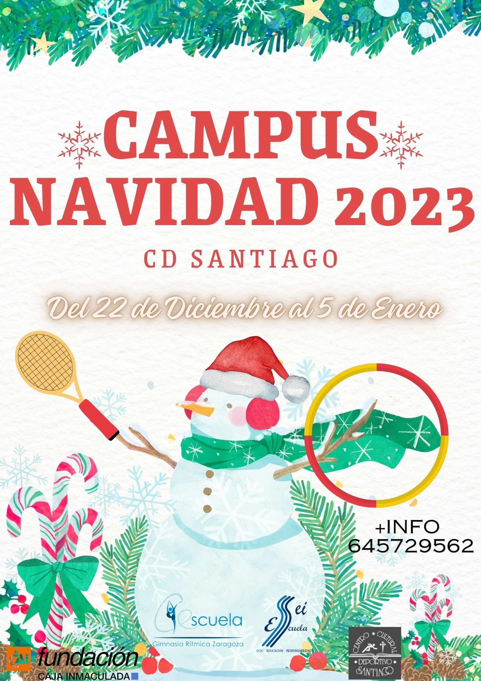 CAMPUS DE NAVIDAD C.D. SANTIAGO 2023-2024 - Inscríbete
