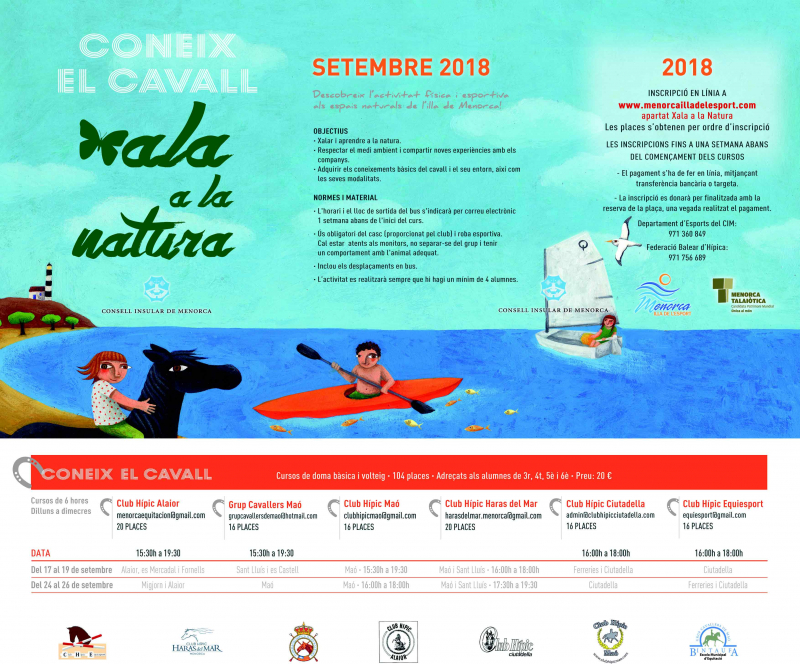 CONEIX EL CAVALL 2018 - Inscriu-te