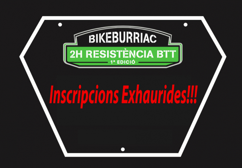 2 HORES DE RESISTENCIA BIKE BURRIAC 2018 - Inscríbete