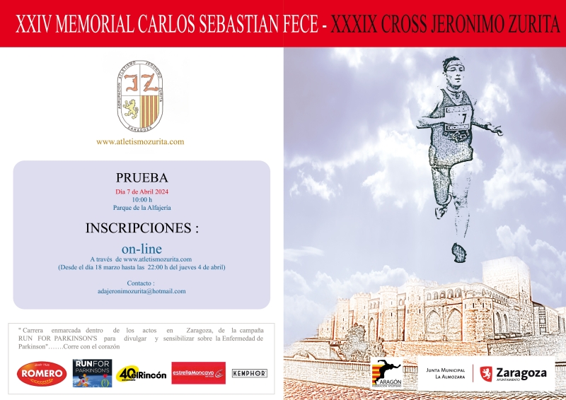 XXXIX CROSS JERÓNIMO ZURITA - XXIV MEMORIAL CARLOS SEBASTIÁN FECE - COPIA - Inscríbete