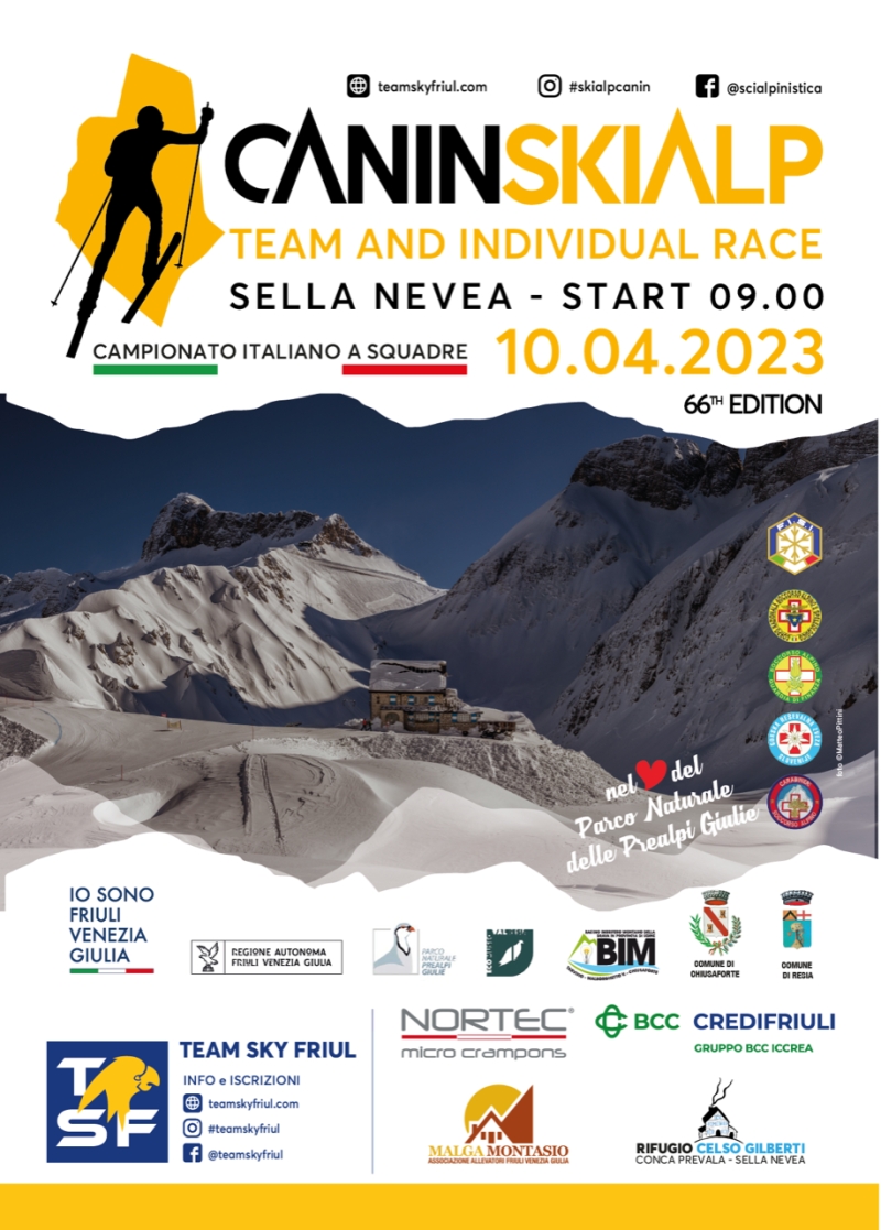 66^ SKIALP CANIN - CAMPIONATO ITALIANO A COPPIE - Iscriviti