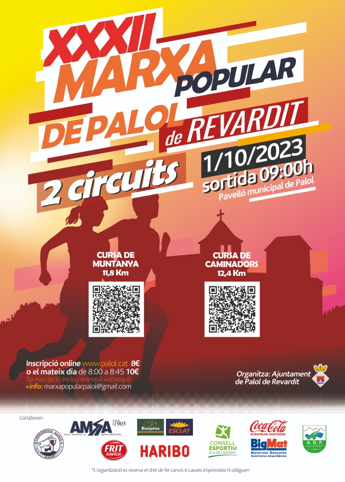 MARXA POPULAR PALOL DE REVARDIT 2023 - 32A EDICIÓ - Register