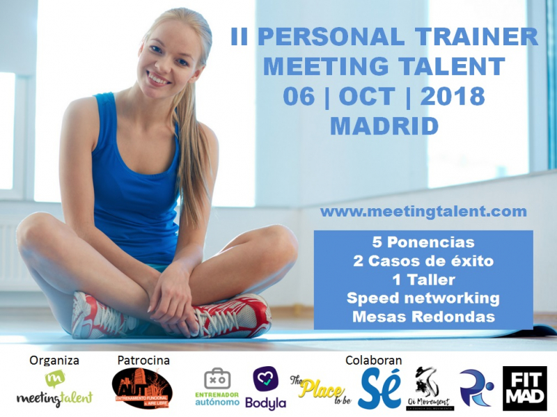 PERSONAL TRAINER MEETING TALENT 2018 - Inscríbete