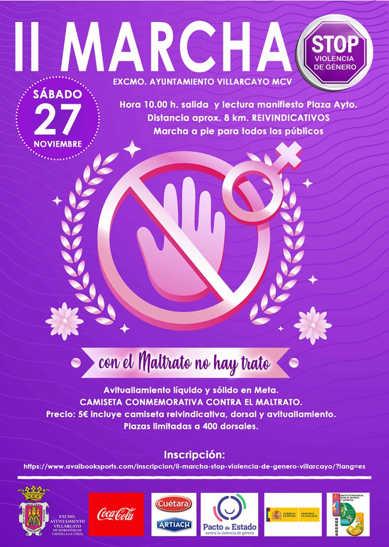 II MARCHA STOP VIOLENCIA DE GÉNERO - Inscríbete