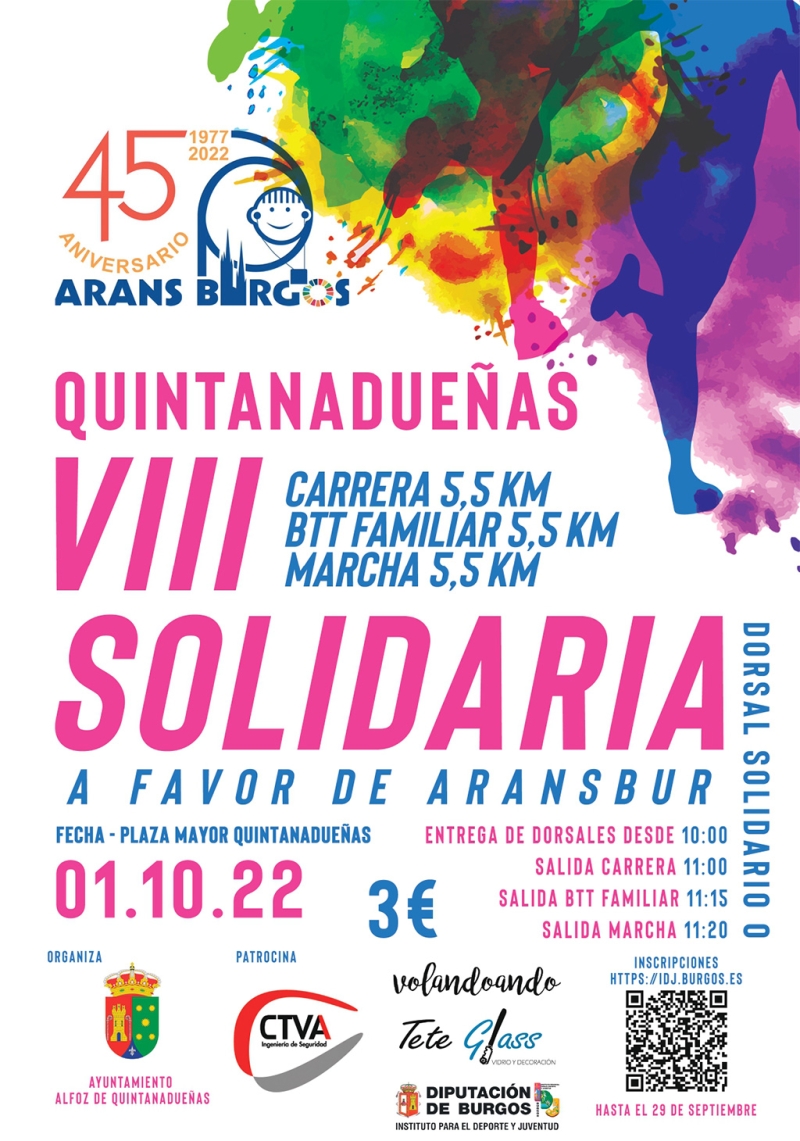 VIII MARCHA SOLIDARIA ALFOZ DE QUINTANADUEÑAS - Register