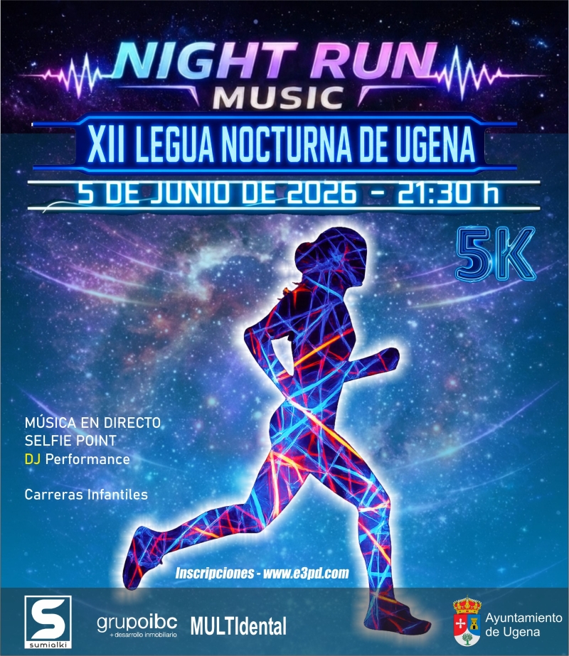 Resultados XII LEGUA NOCTURNA NIGHT RUN MUSIC DE UGENA