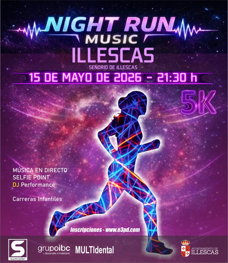 Resultados I 5K NOCTURNOS NIGHT RUN MUSIC  ILLESCAS - SEÑORIO DE ILLESCAS