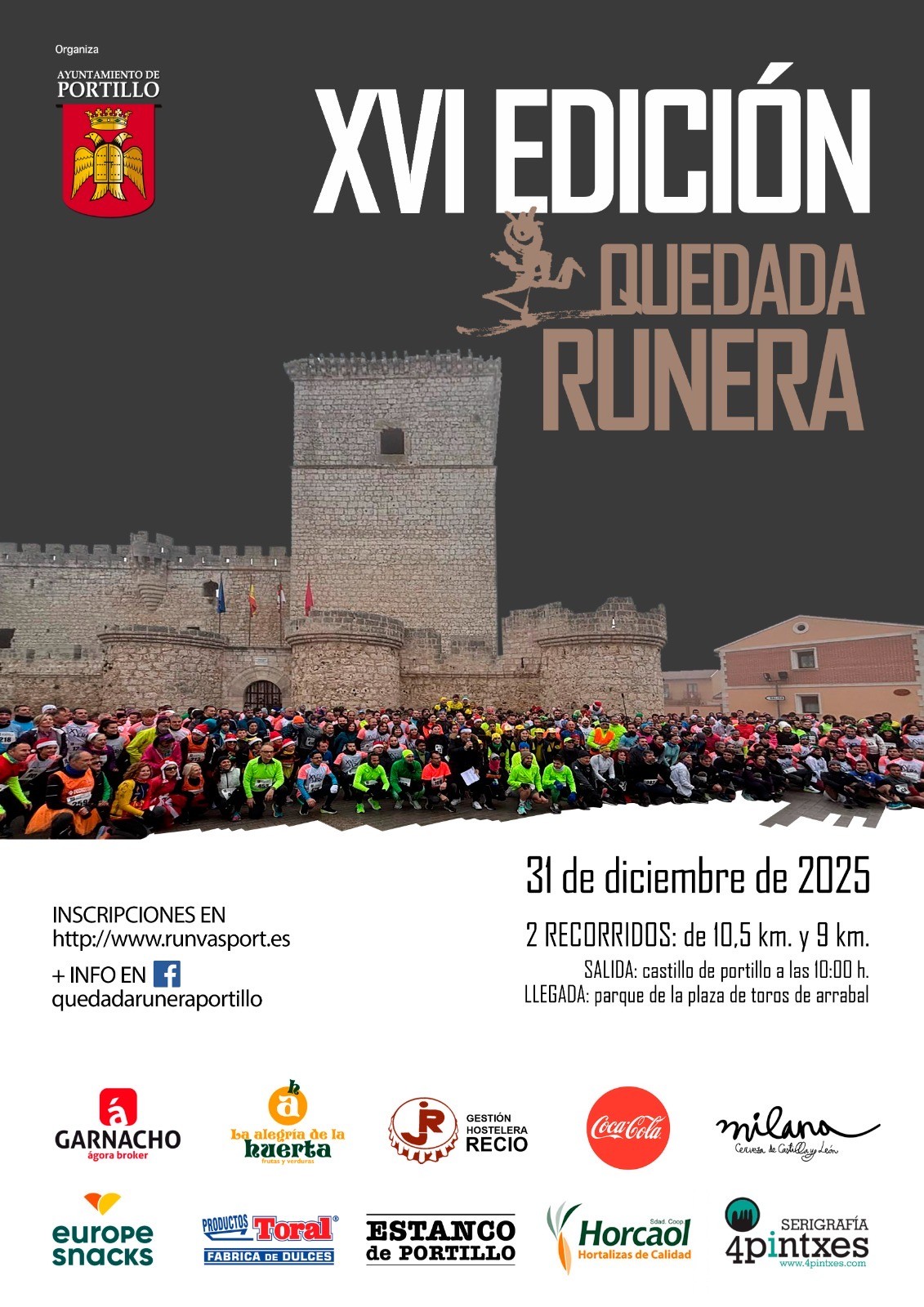 Locandina dell&rsquo;evento 16º QUEDADA RUNERA PORTILLO