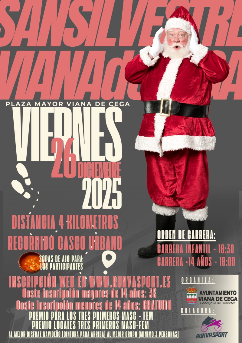 Locandina dell&rsquo;evento SAN SILVESTRE VIANERA 2025