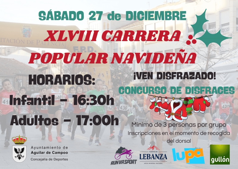 Locandina dell&rsquo;evento XLVIII CARRERA POPULAR NAVIDEÑA 2025 AGUILAR DE CAMPOO