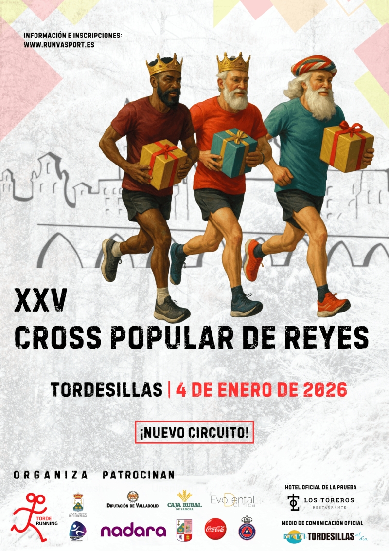 Locandina dell&rsquo;evento XXV CROSS POPULAR DE REYES DE TORDESILLAS