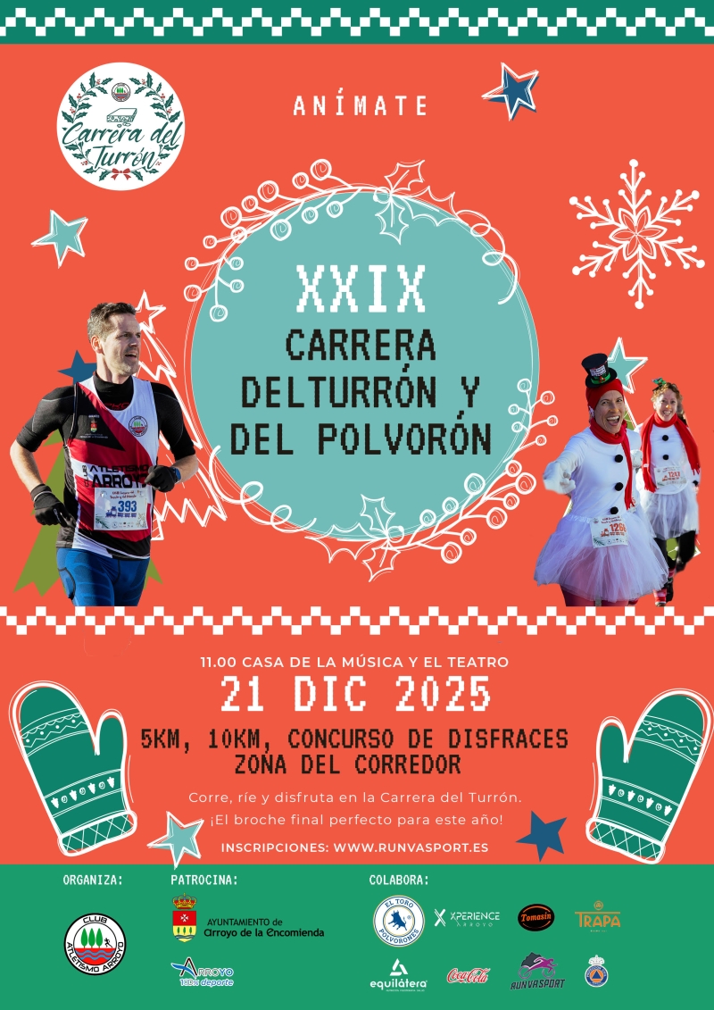 Locandina dell&rsquo;evento XXIX CARRERA DEL TURRON Y DEL POLVORÓN -ARROYO DE LA ENCOMIENDA