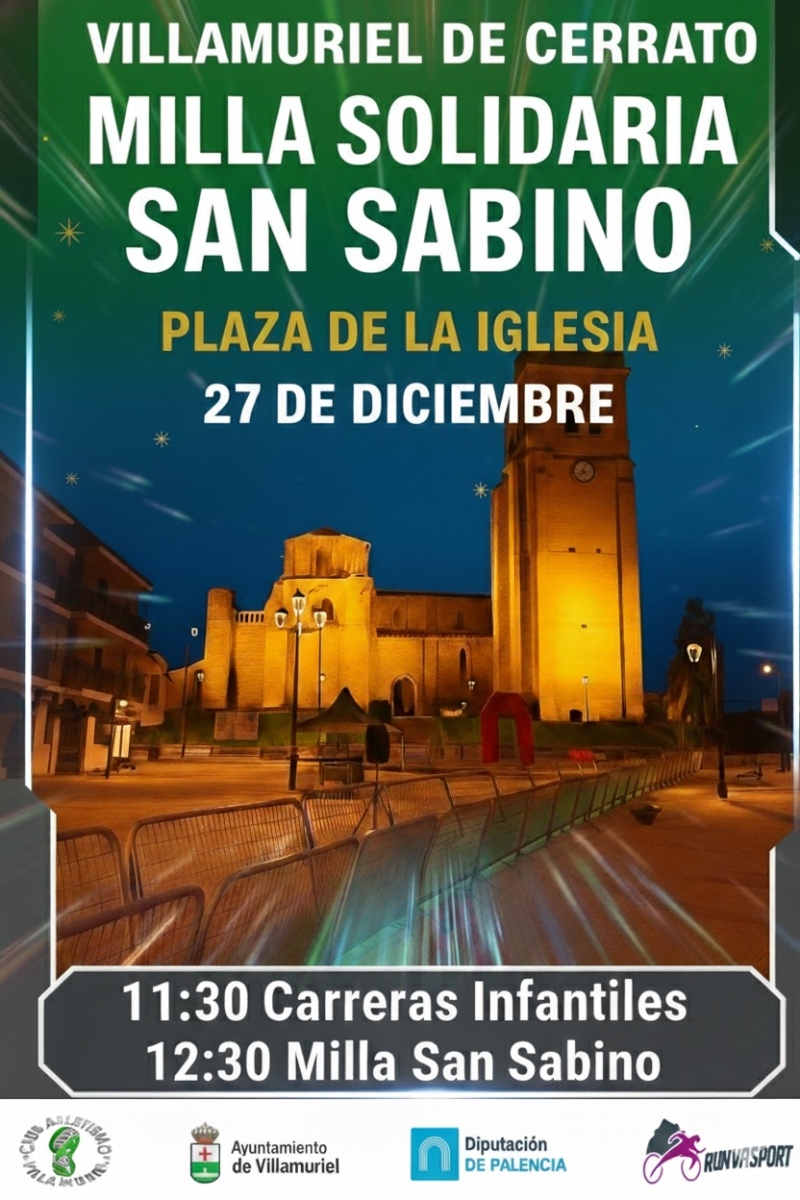 Locandina dell&rsquo;evento MILLA SOLIDARIA SAN SABINO 2025