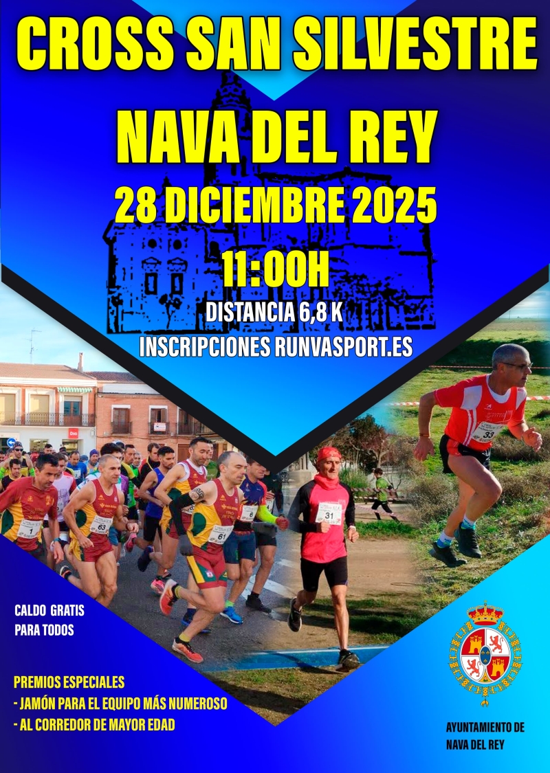 Locandina dell&rsquo;evento CROSS SAN SILVESTRE NAVA DEL REY