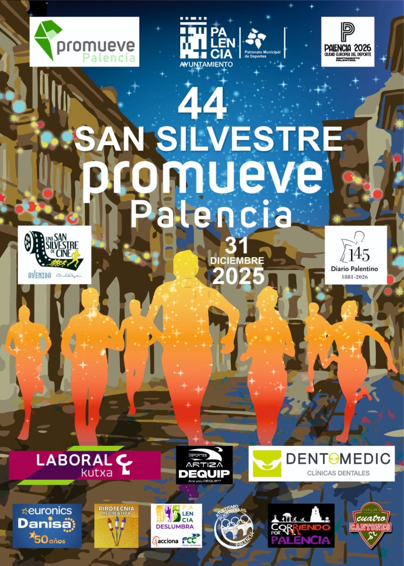 Locandina dell&rsquo;evento 44 SAN SILVESTRE PROMUEVE PALENCIA