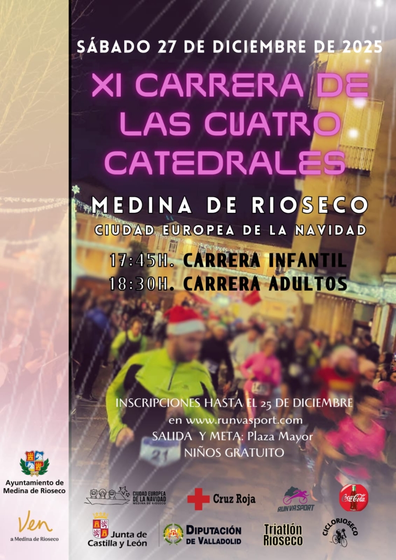 Locandina dell&rsquo;evento X ICARRERA DE LAS CUATRO CATEDRALES MEDINA DE RIOSECO