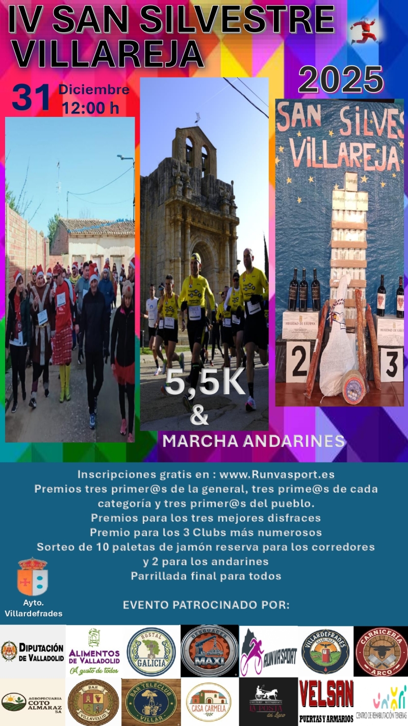 Locandina dell&rsquo;evento IV SAN SILVESTRE VILLAREJA