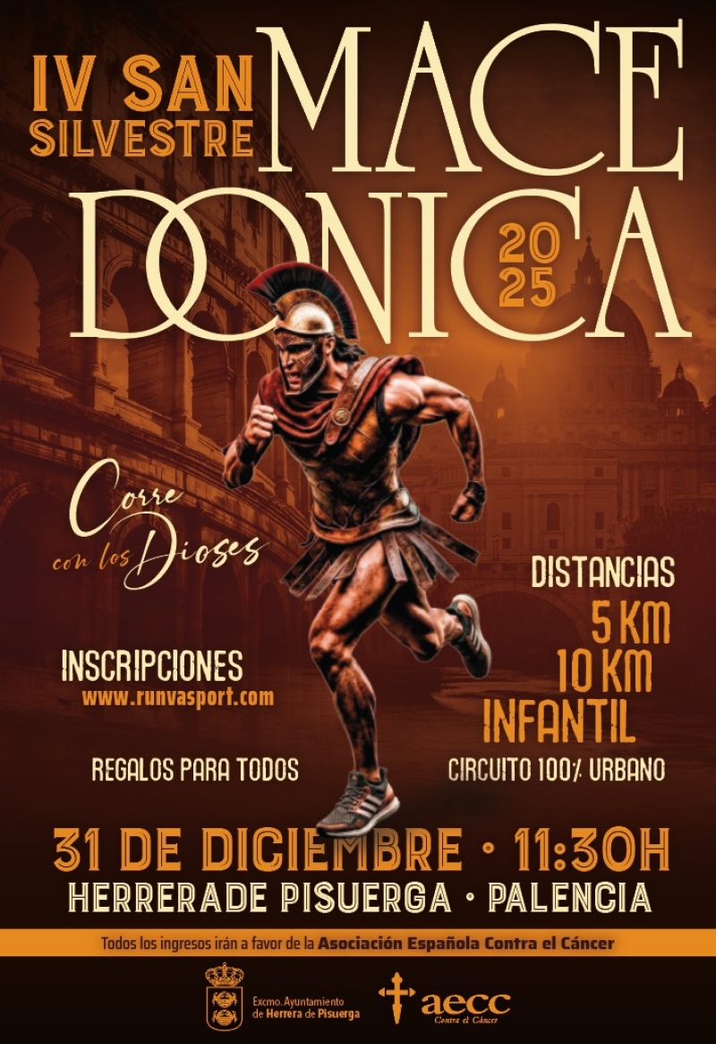 Locandina dell&rsquo;evento SAN SILVESTRE MACEDÓNICA 2025