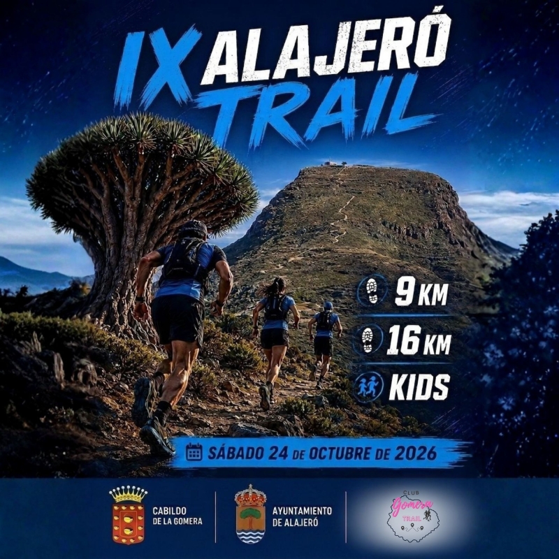 Cartel del evento IX TRAIL ALAJERO 2026