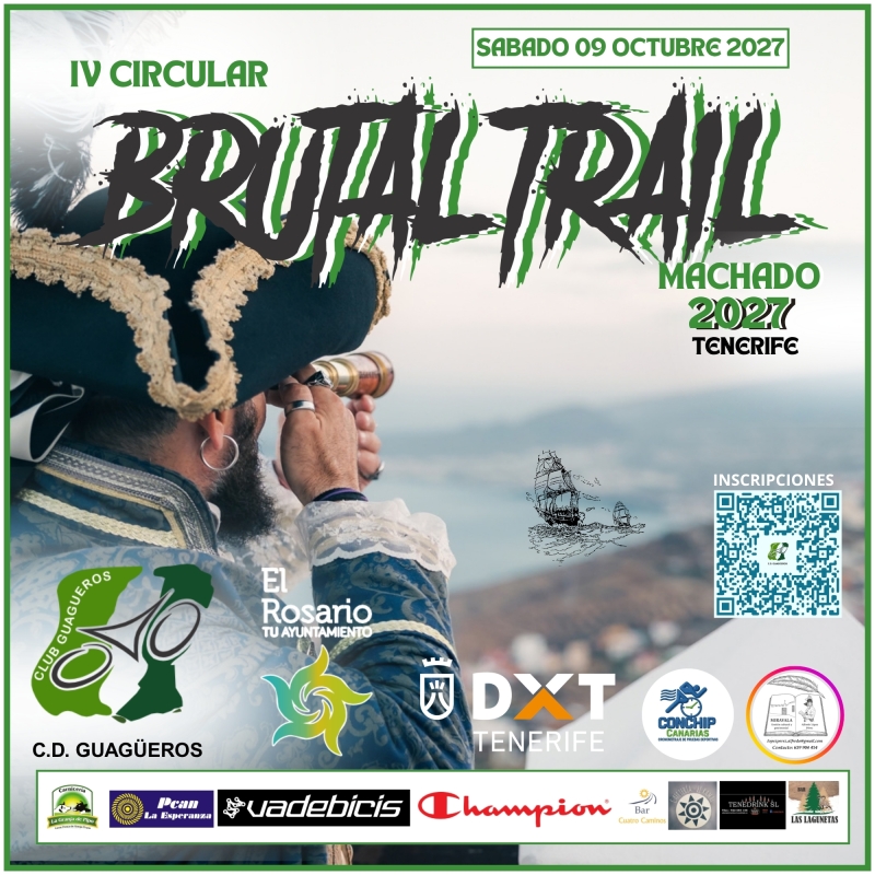 Cartel del evento IV CIRCULAR BRUTALTRAIL MACHADO 2027