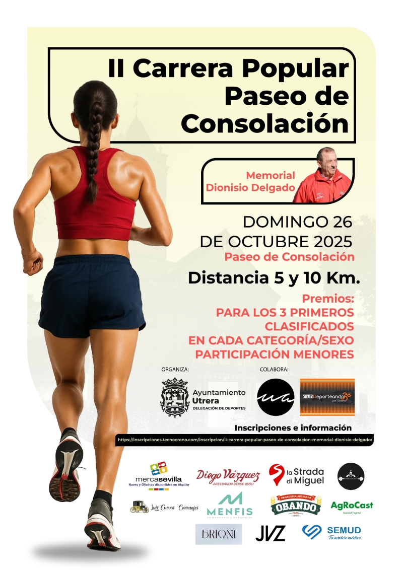 Resultados II CARRERA POPULAR PASEO DE CONSOLACIÓN – MEMORIAL DIONISIO DELGADO