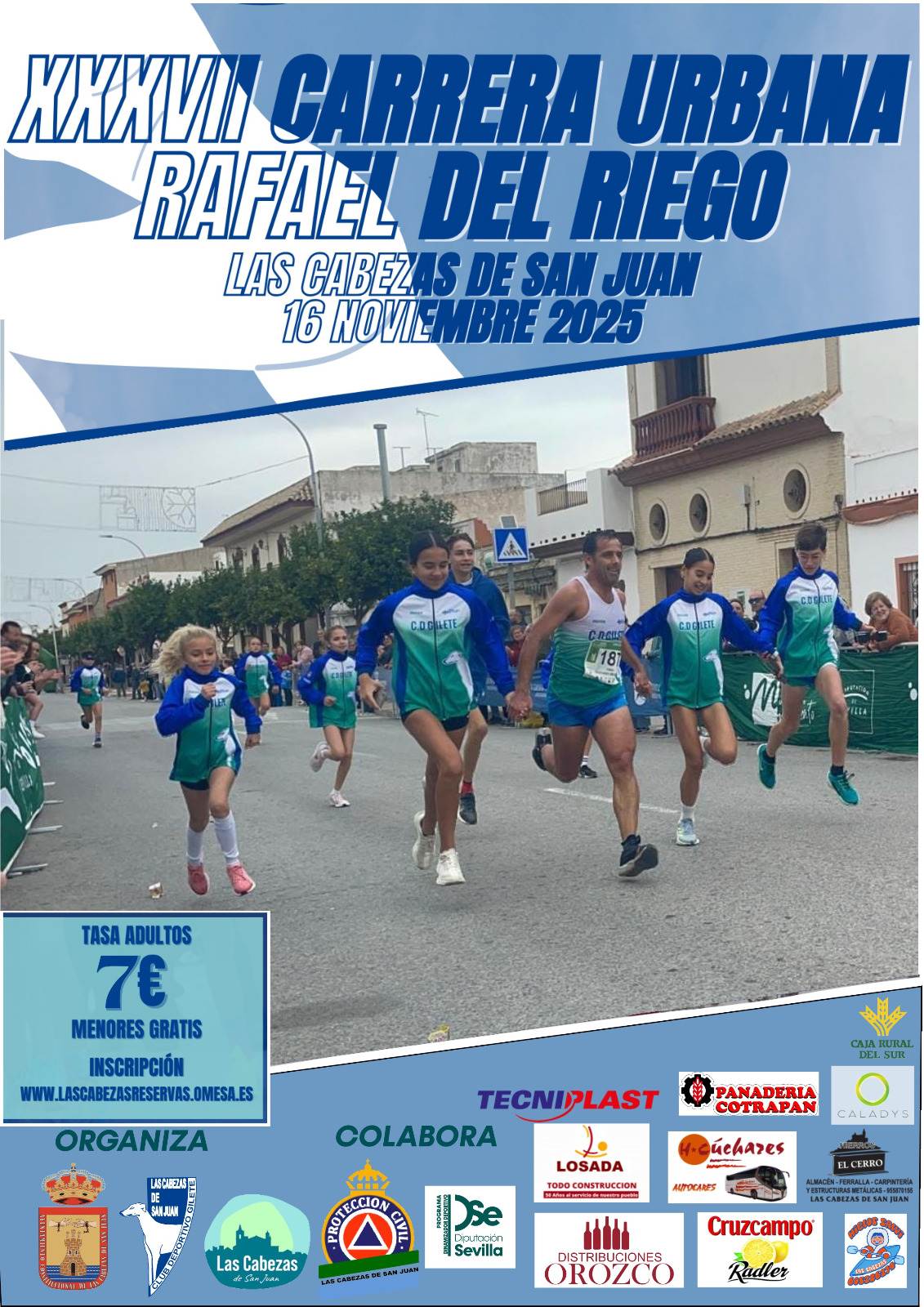 Resultados XXXVII CARRERA URBANA RAFAEL DE RIEGO