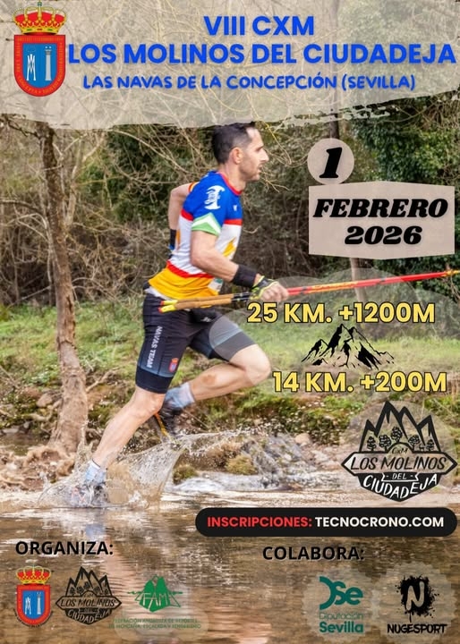 Cartel del evento VIII CXM LOS MOLINOS DEL CIUDADEJA