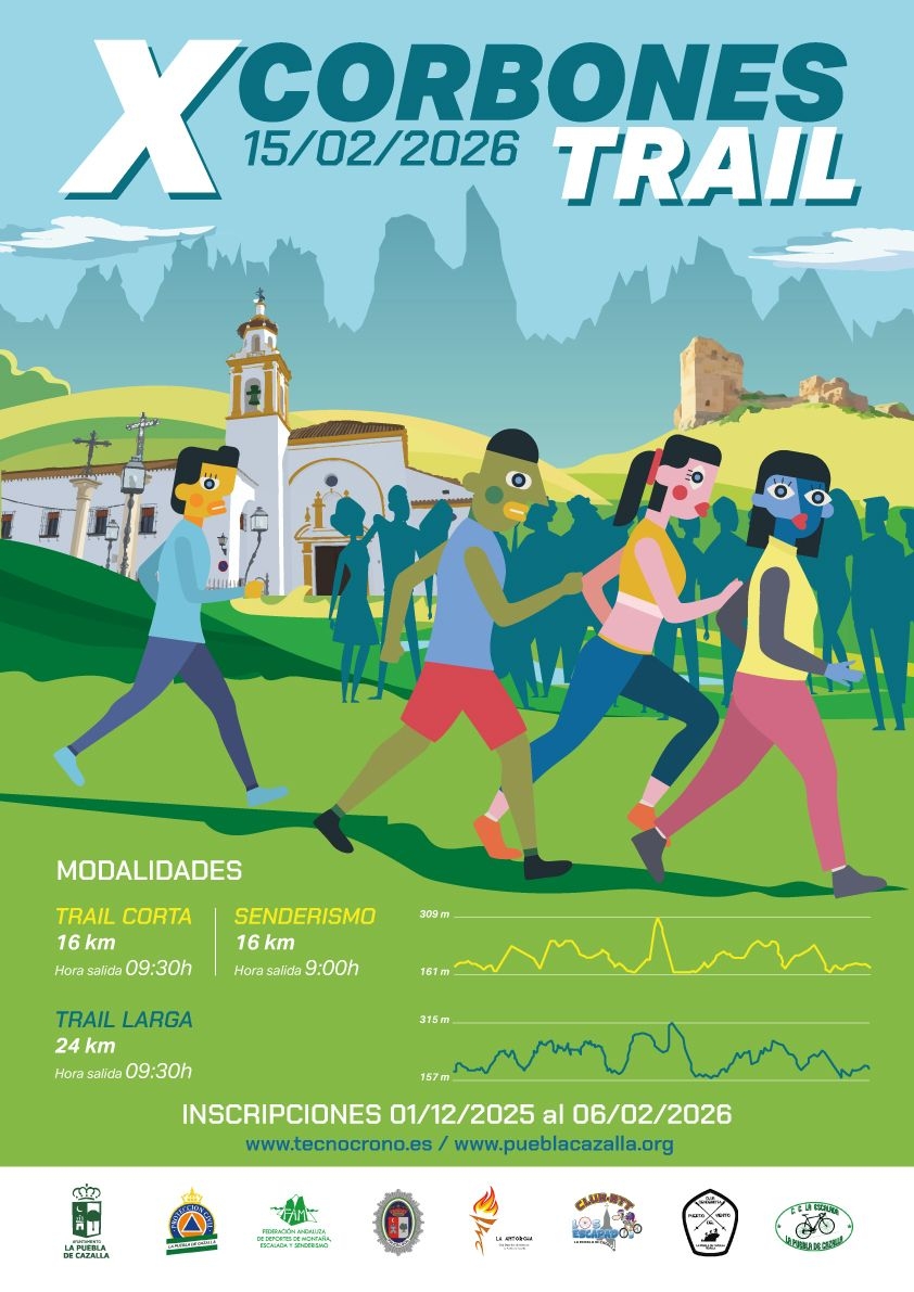 Resultados X CXM CORBONES TRAIL LA PUEBLA DE CAZALLA