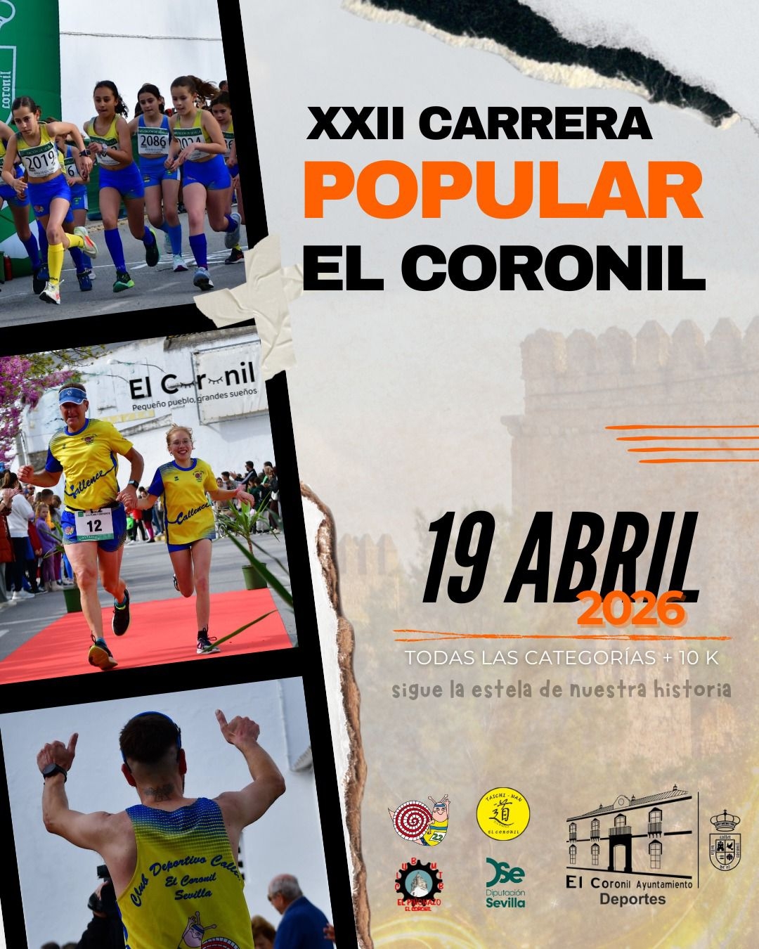 Cartel del evento XXII CARRERA POPULAR EL CORONIL