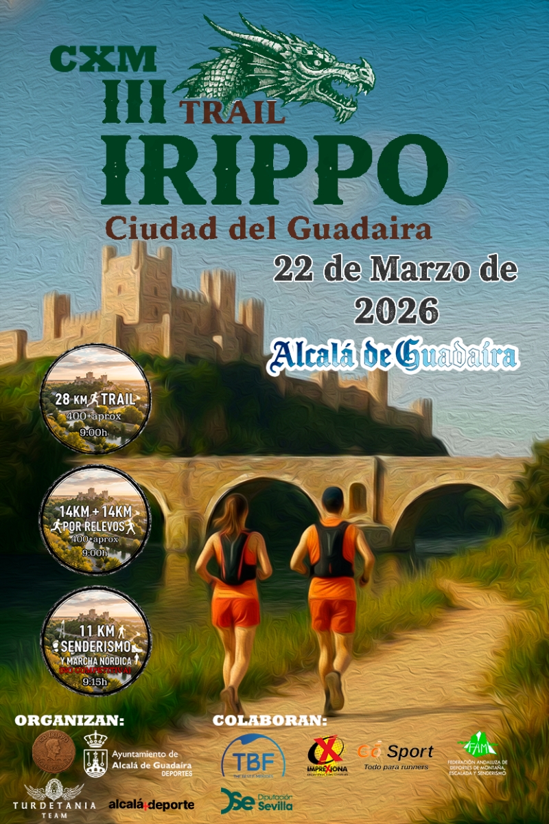 Cartel del evento III TRAIL IRIPPO 2026