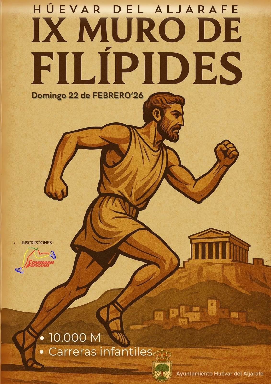 Cartel del evento “IX MURO DE FILÍPIDES IX MURO DE FILÍPIDES”