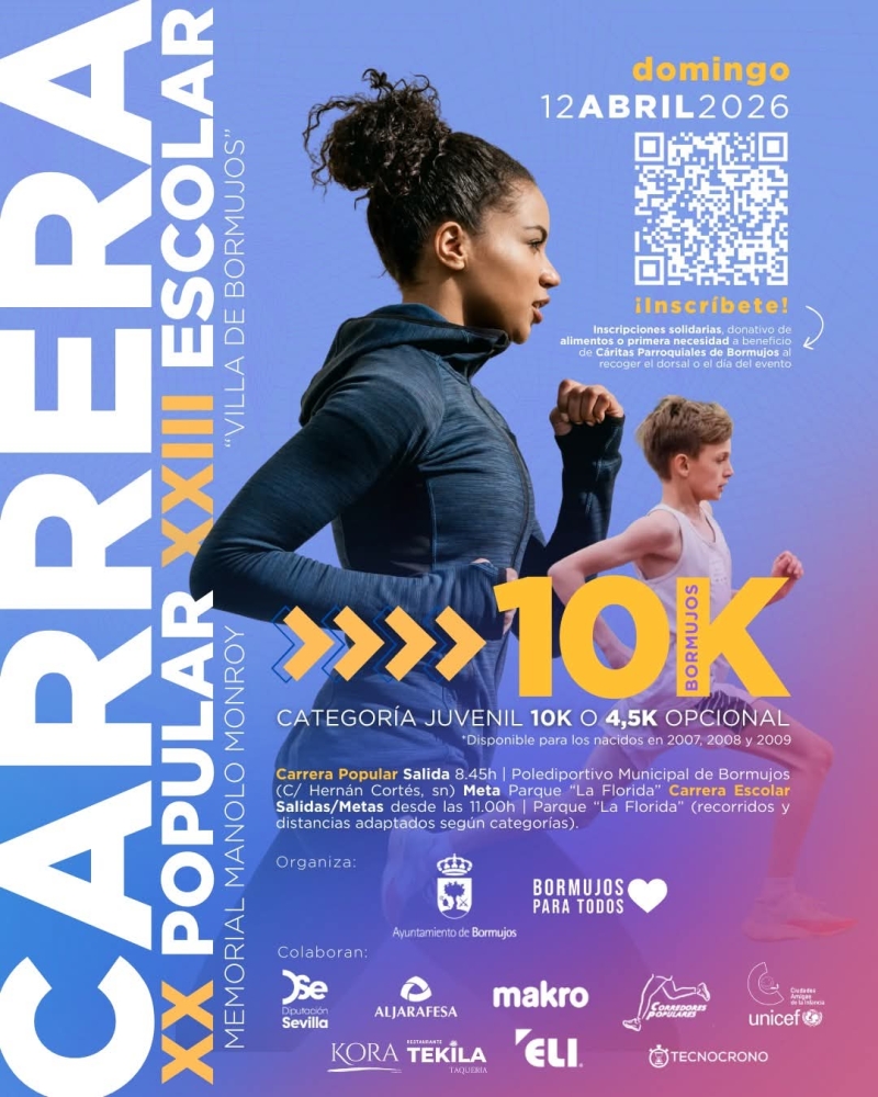 Event Poster XX CARRERA POPULAR VILLA DE BORMUJOS 