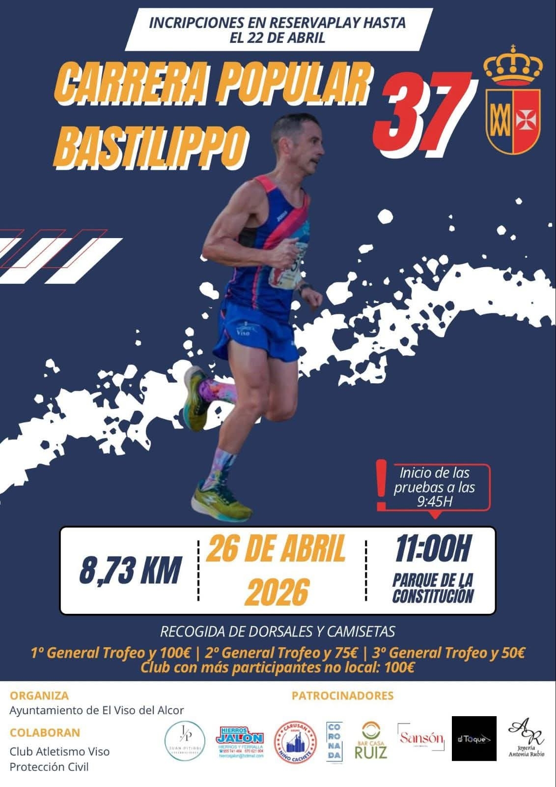 Resultados XXXVII CARRERA POPULAR BASTILIPPO