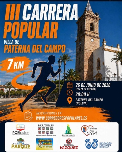 Resultados III CARRERA POPULAR VILLA DE PATERNA DEL CAMPO 