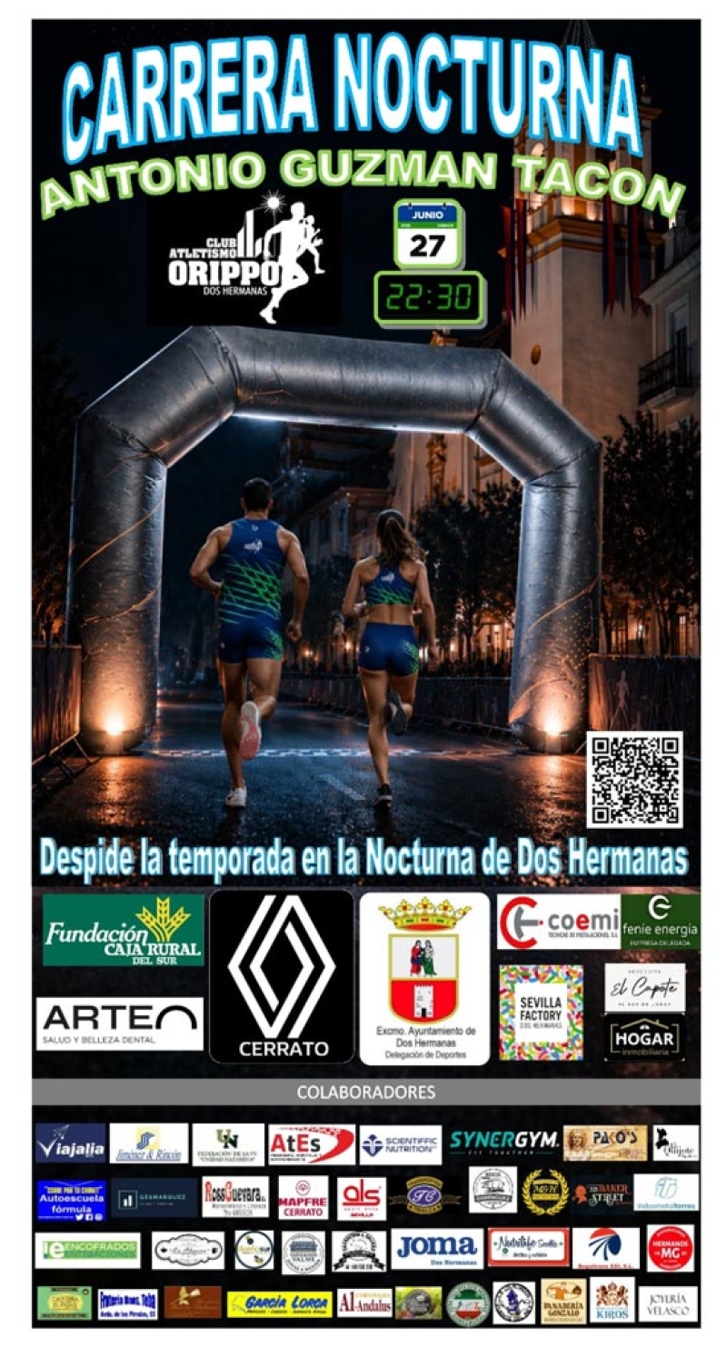 Cartel del evento 19ª CARRERA NOCTURNA ANTONIO GUZMÁN TACÓN