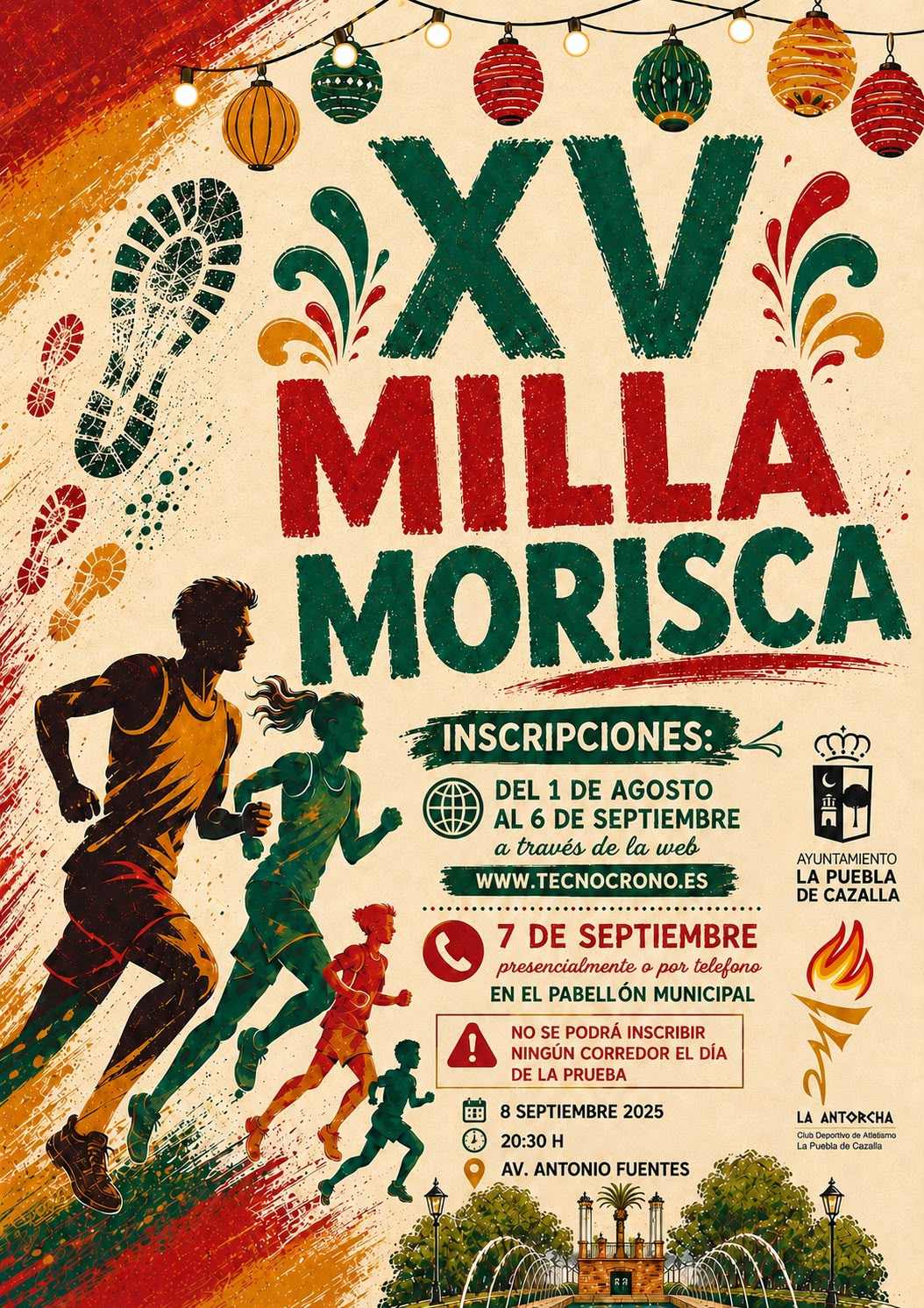 Cartel del evento XV MILLA MORISCA 2026