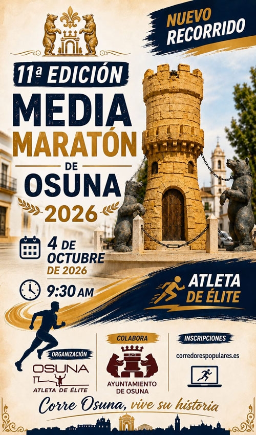 Event Poster XI MEDIA MARATÓN “VILLA DUCAL DE OSUNA” 
